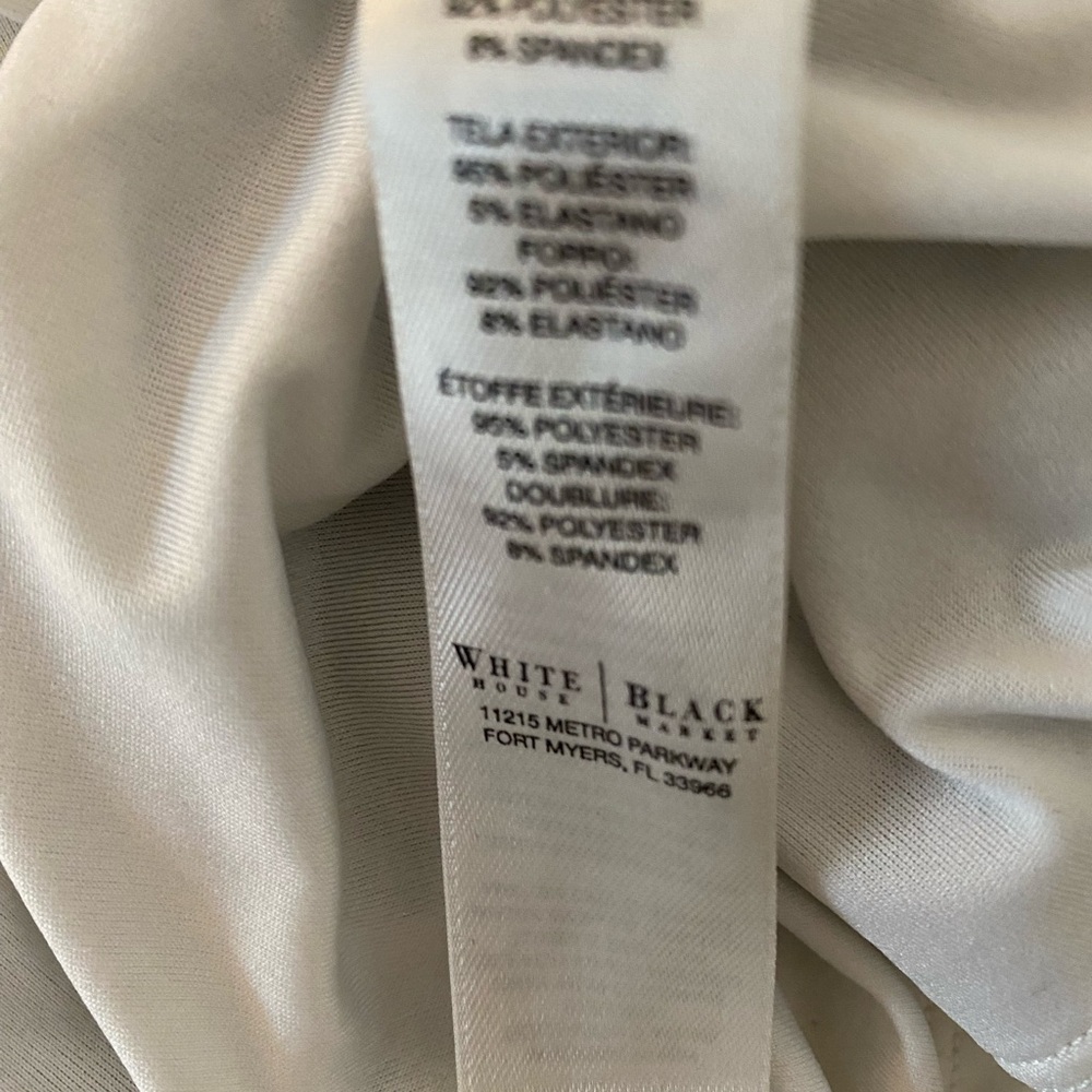White House Black Market Animal Print Blouse - Picture 8 of 8
